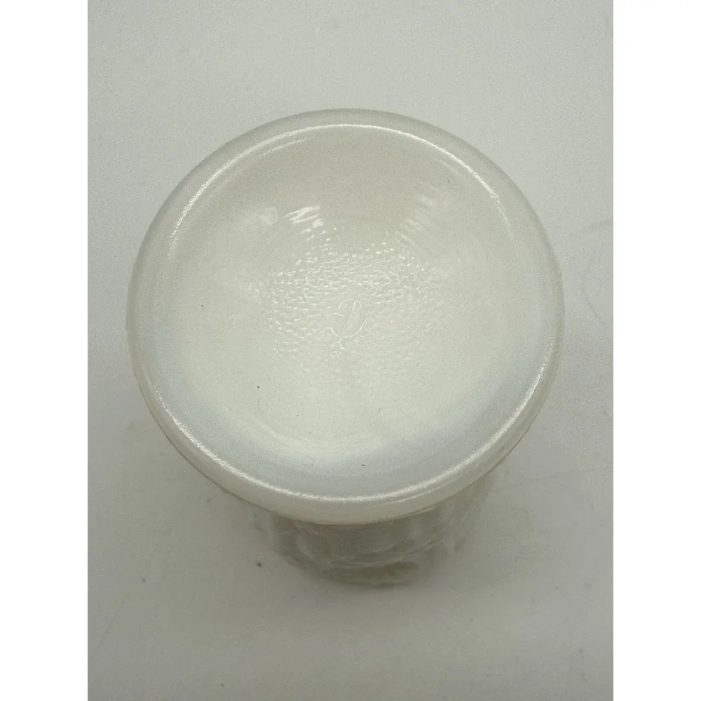 Vintage Challinor Taylor White Milk Glass Owl Egg Cup/Toothpick 3.5 Inches Tall
